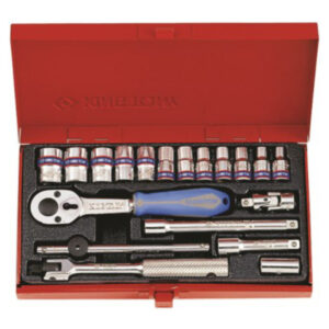 King Tony SOCKET SET 19PC 1/4" 4-13MM 12P