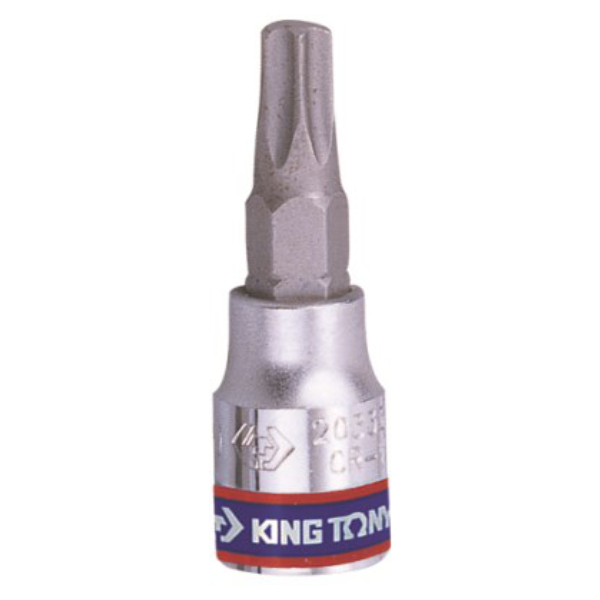 King Tony SOCKET TORX BIT 1/4" T10 X 37MM