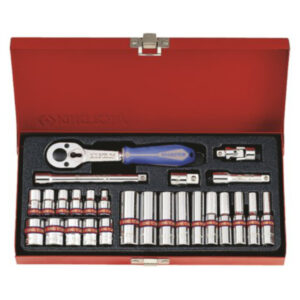 King Tony SOCKET SET 1/4" IMPERIAL STANDARD AND DEEP 26PCS