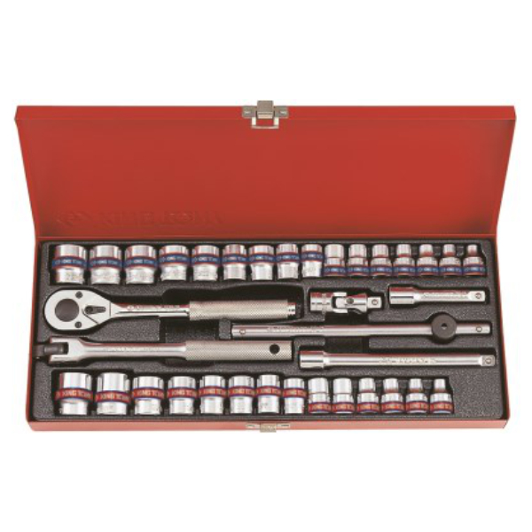 King Tony SOCKET SET 3/8" METRIC & IMPERIAL 36PC