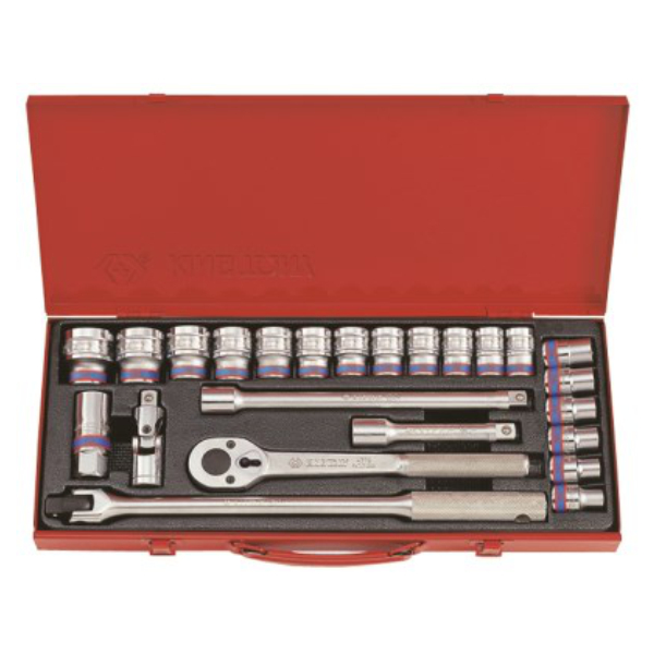 King Tony SOCKET SET 24PC 1/2" 10-32MM 12P
