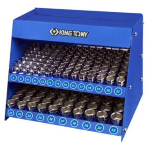 King Tony SOCKET SHELF 1/2" STANDARD SOCKETS 172PC