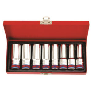 King Tony SOCKET SET 8PC 1/2" DEEP 1/2"-15/16" S.A.E