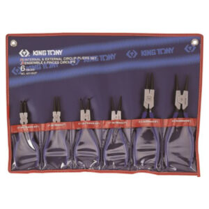 King Tony PLIERS CIRCLIP SET 6PC 180MM AND 250MM