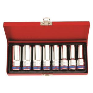 King Tony SOCKET SET 8PC 1/2" DEEP 12-23MM 6PT