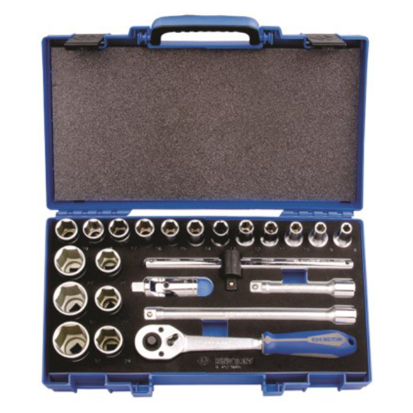King Tony SOCKET SET 23PC 1/2" 10-32MM EVA FOAM