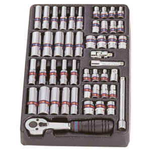 King Tony SOCKET SET 1/4" COMBINATION 48PC