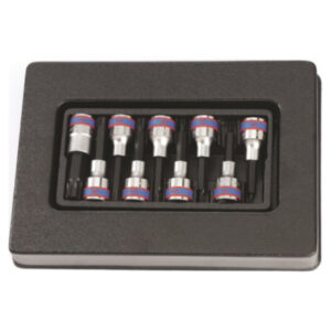 King Tony SOCKET SET 1/2" TORX BIT T20-T60 9PC