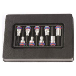 King Tony SOCKET SET 1/2" HEX BIT 4-17MM 9PC