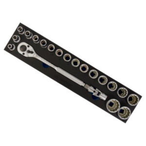 King Tony SOCKET SET 20PC 1/2" EPE FOAM