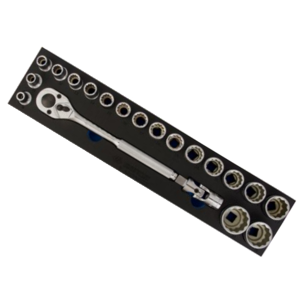 King Tony SOCKET SET 20PC 1/2" EPE FOAM