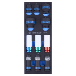 King Tony SOCKET SET 11PC 1/2" IMPACT EVA FOAM