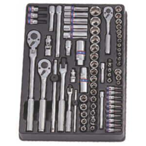 King Tony SOCKET SET COMBINATION 1/4" AND 3/8" 75PC