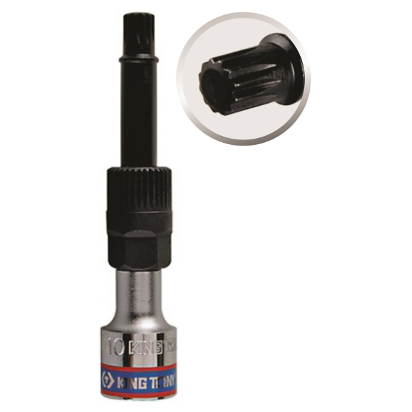 King Tony 1/2" SPLINE BIT SOCKET M10 113mm