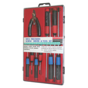Micro-Tec Screwdriver And Pliers Set Precision 9 Pc