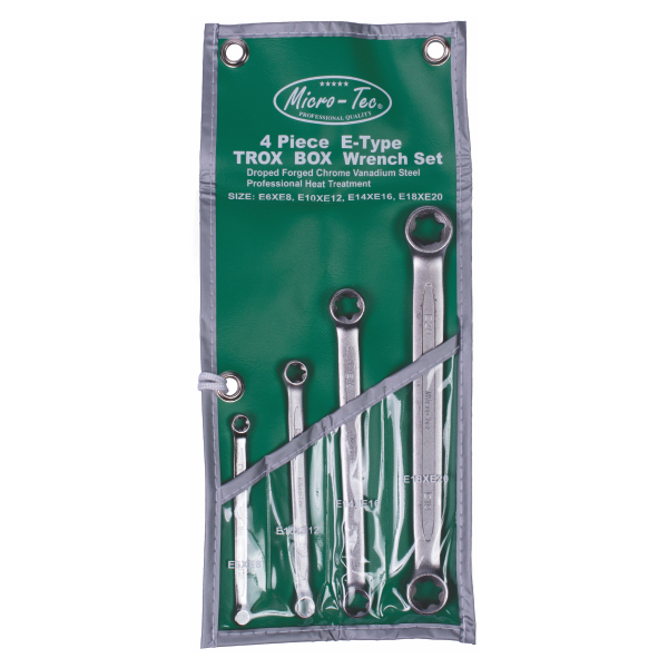 Micro-Tec Spanner Set Female Torx E6-E20