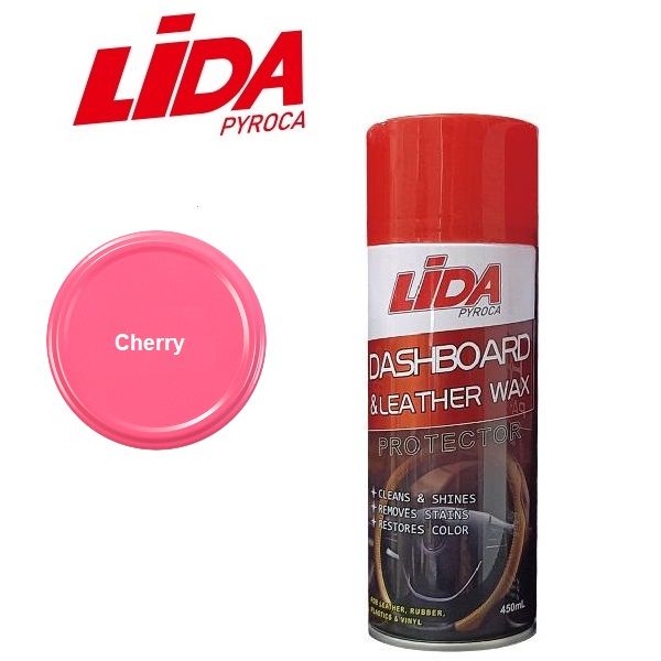 LiDa Dashboard Leather Polish – strawberry – 20x450ml case